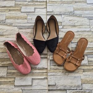 ​Women’s Shoe Bundle Size 7: Tommy Hilfiger, A New Day, Serra - Sandals & Flats